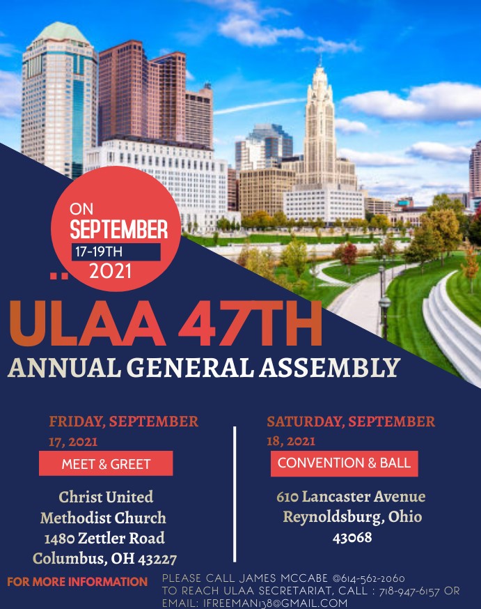 ULAA 47TH ANNUAL GENERAL ASSEMBLY & ELECTION, YOU’RE INVITED!